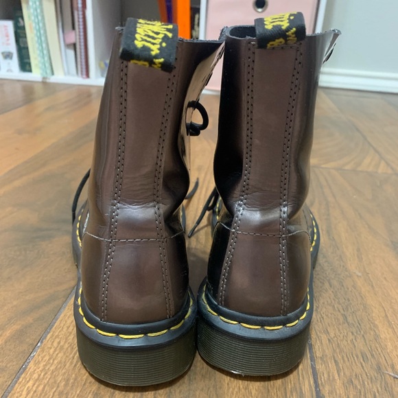 size 7 silver doc martens ankle boots - Picture 4 of 4